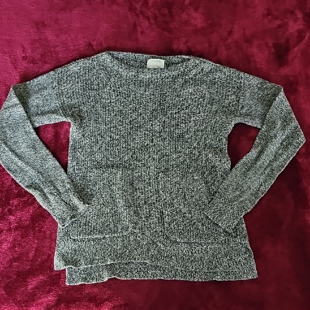 Girl's Crewcuts Gray Crew Neck Sweater 100% Cotton size 10